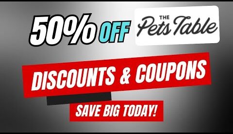 The Pets Table Promo Codes: 50% Off Pet Food & Products